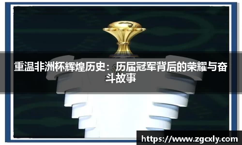 重温非洲杯辉煌历史：历届冠军背后的荣耀与奋斗故事